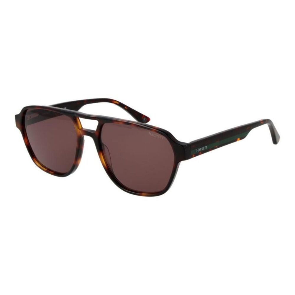 Hackett Acetate Square Frame Sunglasses Men Brown